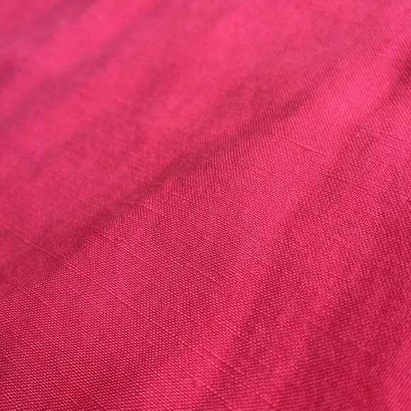 A New Day Vibrant Tangerine Linen Blend Top - Picture 6 of 14